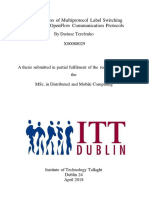 A Comparison of Multiprotocol Label Switching (MPLS) and Openflow Communication Protocols