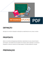 Calculo Integral - Integrais - Aplicações