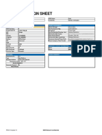 RF Design Sheet: Project Assignments Site Information