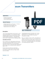 Pressure Transmitters: Type C-10