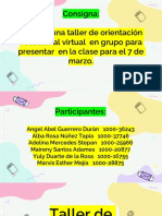 Taller de Orientaciòn Vocacional