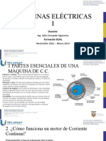 Máquinas Eléctricas I: Ing. Julio Fernando Siguencia Noviembre 2022 - Marzo 2023