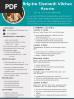 Estudiante de Derecho: Experiencia Laboral Contacto