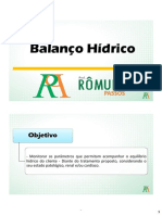 Balanço Hídrico Rômulo Passos