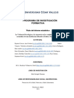 Programa de Investigación Formativa