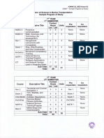 ANNEX D1 BSMT Sample Program of Study