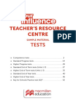 Teacher'S Resource Centre: Tests