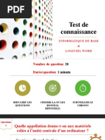 QCM Informatique