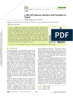 CO Sequestration by Bile Salt Aqueous Solutions and Formation of Supramolecular Hydrogels