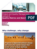 Lecture 6 - Quality Metrics and Benchmarking.