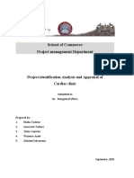 School of Commerce Project Management Department: Project Identification Analysis and Appraisal of Cardiac Clinic