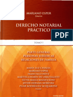 Derecho Notarial Práctico - Indice General