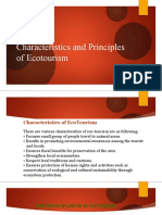 Principles of ECotourism