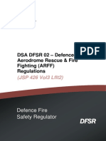 Dsa DFSR 02 - Defence Aerodrome Rescue & Fire Fighting (ARFF) Regulations