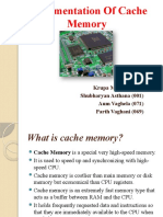 Implementation of Cache Memory