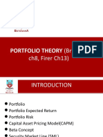 Portfolio Theory (Brigham: ch8, Firer Ch13)