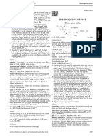 Chloroquine Sulfate: Chloroquini Sulfas