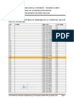 Epidemiology CAT Results For Aug-Intake 2021-1