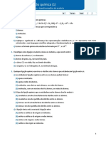 Fichas 10, 11 e 12 - Ligação Química