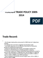 Foreign Trade Policy 2009-2014