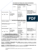 Modelos de Contrato Boletas de Pago Trabajadoras Del Hogar