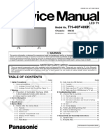 Panasonic th-40f400k Chassis km36