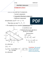 Chapter 2 Hydrostatics: 2.1. PRESSURE