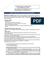 3º Encontro Descerá Sobre Vós o Espírito Santo e Sereis Minhas Testemunhas PPSC