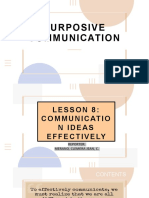 Communicating Ideas Effectively