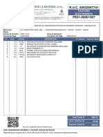 Factura Electrónica: #Cant. Descripción P. Unitario Valor de Venta Unidad