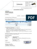 LOG - RE.009 Cotizacion de Servicios