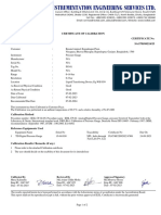 Certificate of Calibration Certificate No. SACPR/00224/23: Calibrated by Reviewed by Approved Signatory