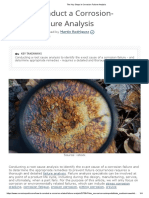 The Key Steps in Corrosion Failure Analysis