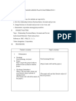 Relating Fractionsratio Decimal and Percent