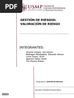 Gestión de Riesgos: Valoración de Riesgo: Integrantes