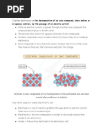 CIE Chemistry Chapter 4 - Electrochemistry