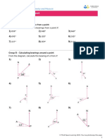 Third Space Learning Bearings GCSE Worksheet