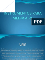 Instrumentos para Medir Aire