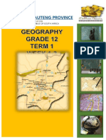 Geography Grade 12 Term1 Week 1 To 3