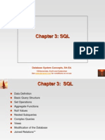 Chapter 3: SQL: Database System Concepts, 5th Ed