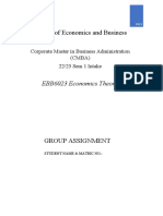 Principle of Economics Theory Group Assigment