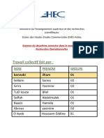 Travail Collectif Fait Par:: NOM Prenom Groupe