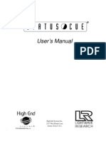 High End Status Cue Console Manual Rev.A