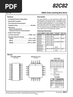 Features Description: CMOS Octal Latching Bus Driver