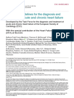 2021 ESC Guidelines For The Diagnosis and Treatment of Acute and Chronic Heart Failure