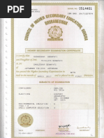 Intermeddiate Certificate