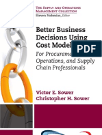 Better Business Decisions Using Cost Modeling