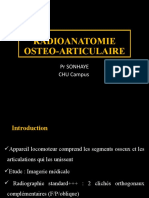 Radioanatomie Osteo-Articulaire: PR Sonhaye CHU Campus