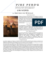 COF - L'Empire Perdu - Univers