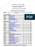 Syllabus Cse Electives (Regulation 2001)